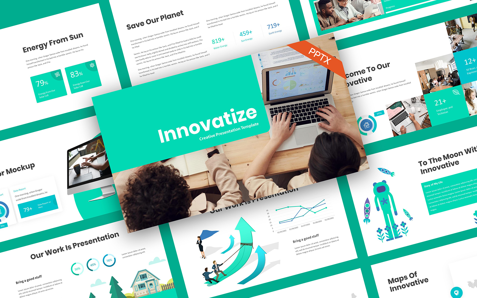 Innovatize Business Creative PowerPoint Template