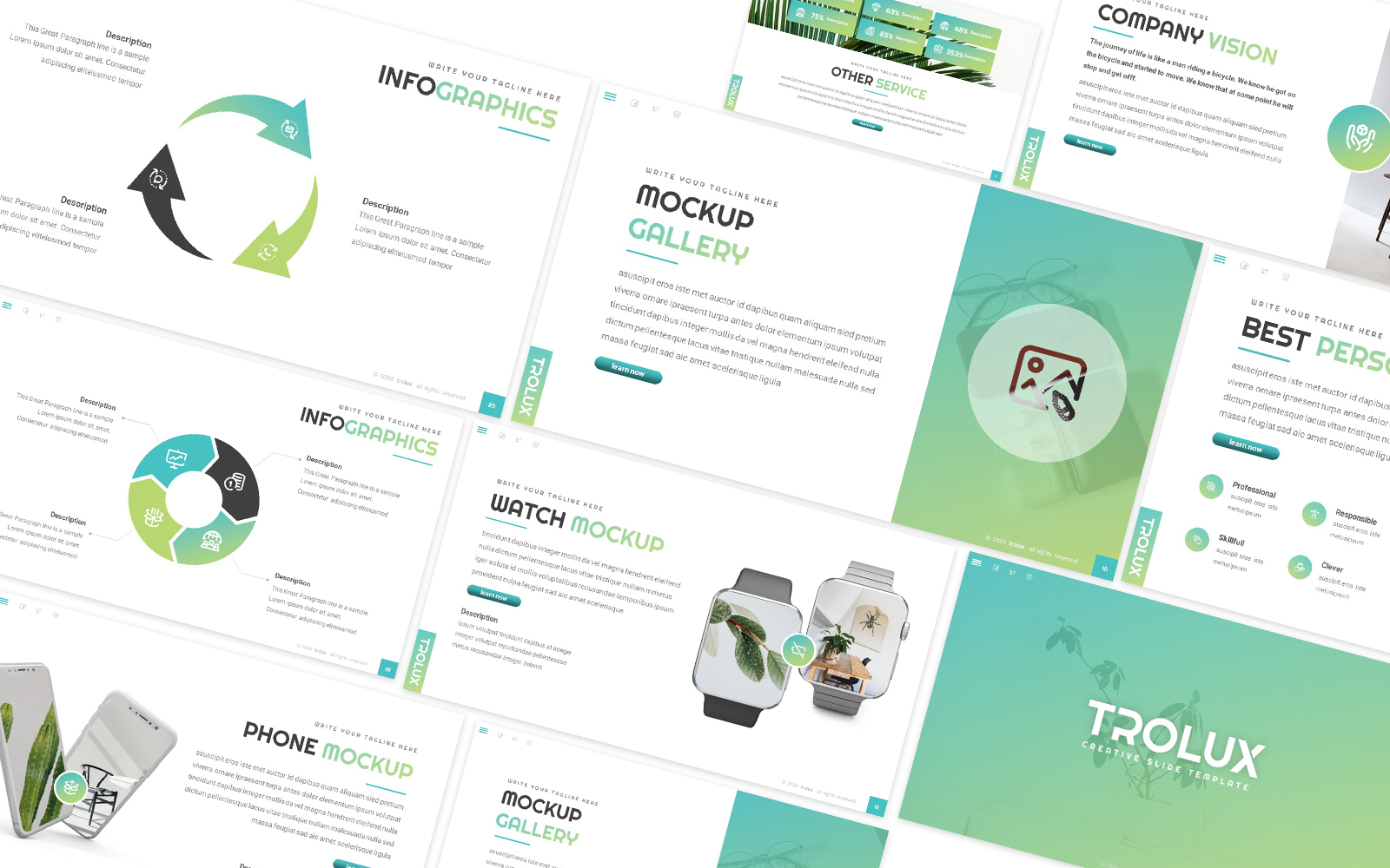 Trolux Creative Powerpoint Template