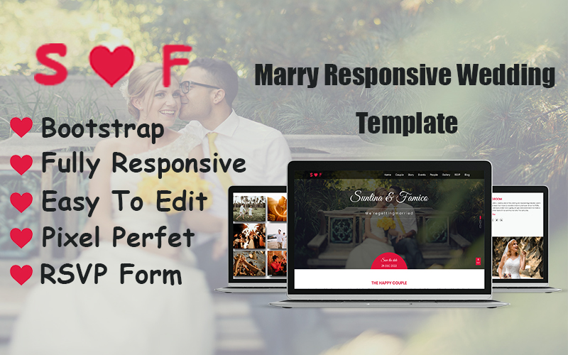Marry - Responsive Wedding HTML Template