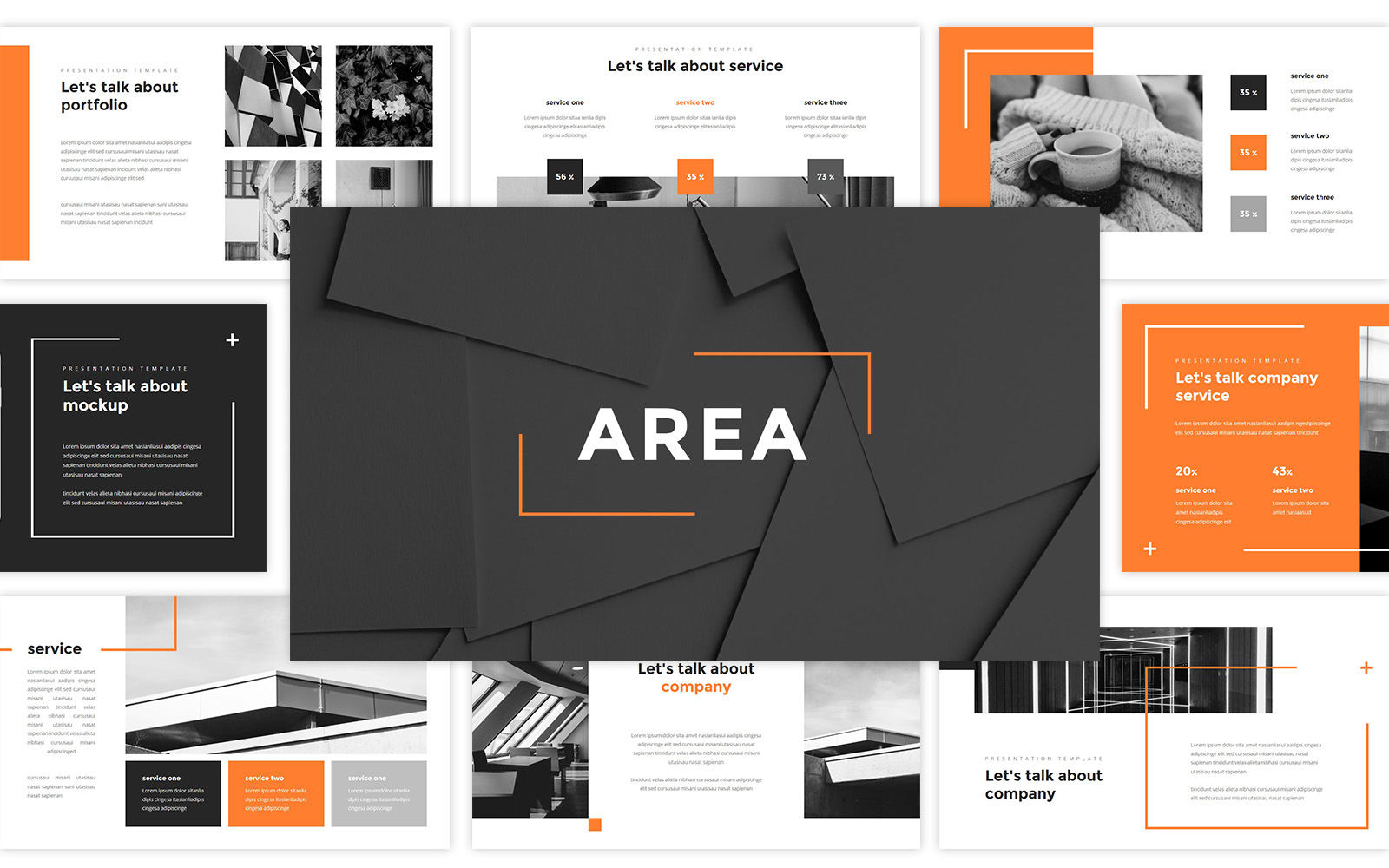 Area - PowerPoint Template