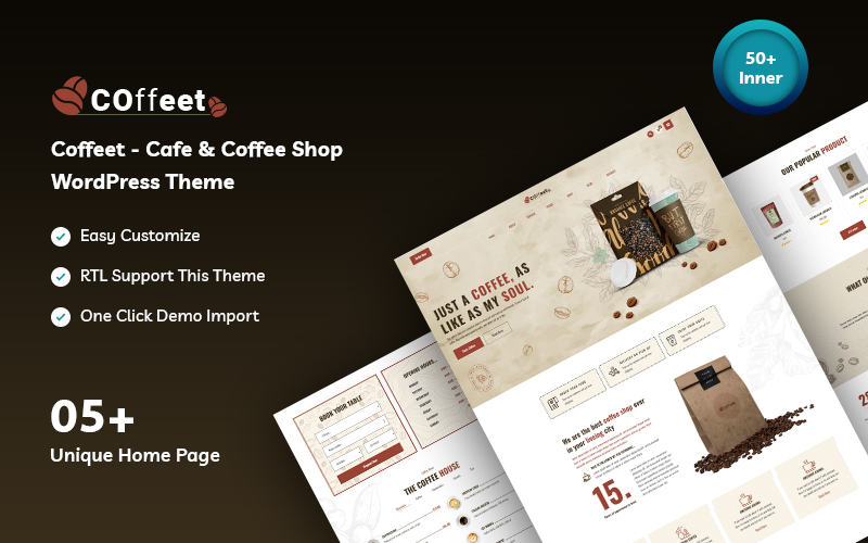 Coffeet - Cafe & Coffee Shop WordPress Theme