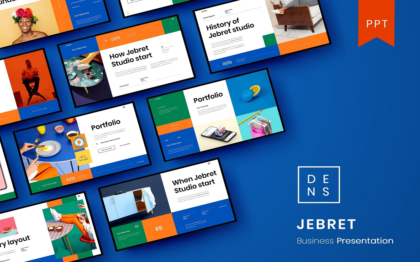 Jebret – Business PowerPoint Template
