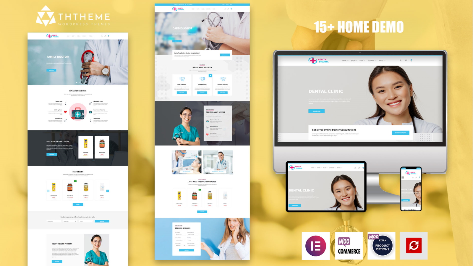 Health Pharma – Elementor Medicine Shop & Clinic WordPress Theme