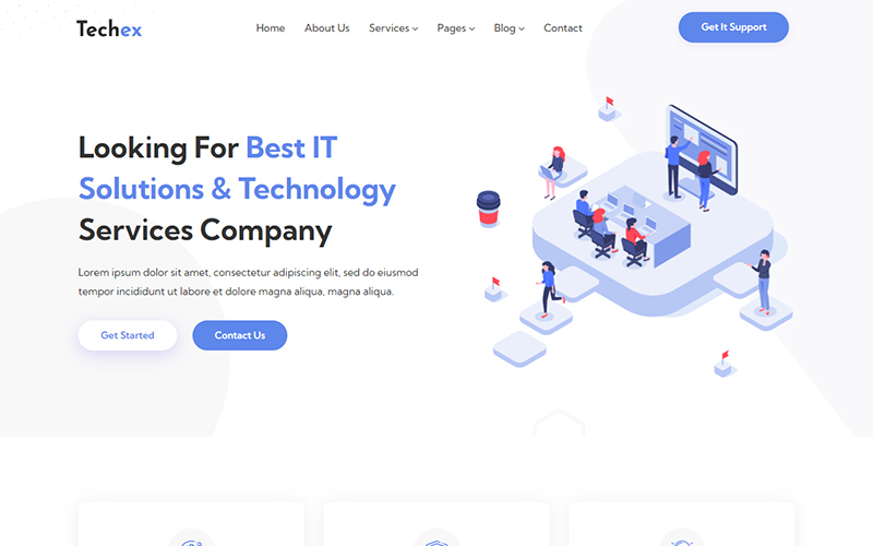 Techex - IT Solutions and Technology Website Template