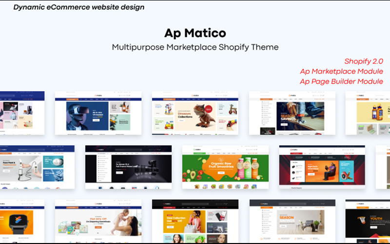 TM Matico - Multipurpose Marketplace Shopify Theme