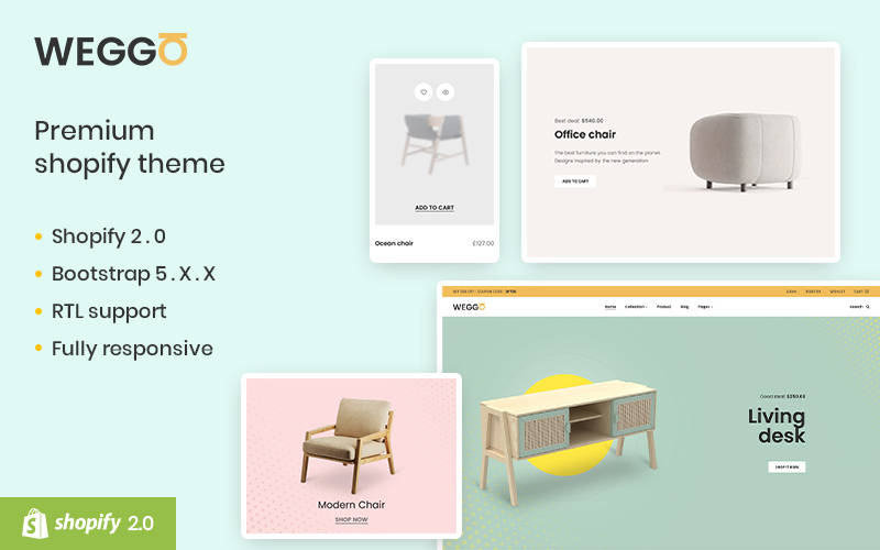 Weggo- The Responsive Furniture Shopify Theme