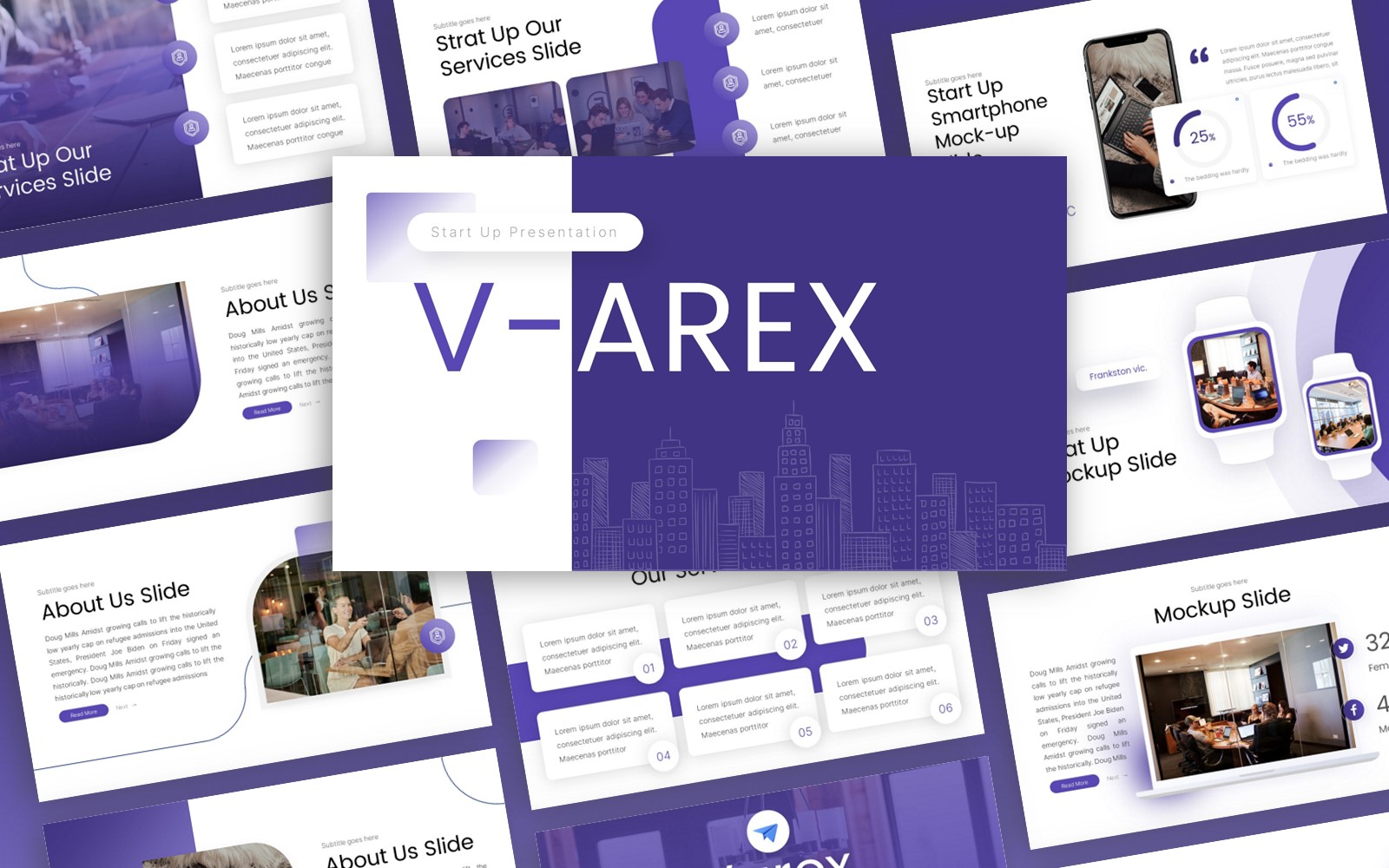 Varex - Startup Multipurpose PowerPoint Template