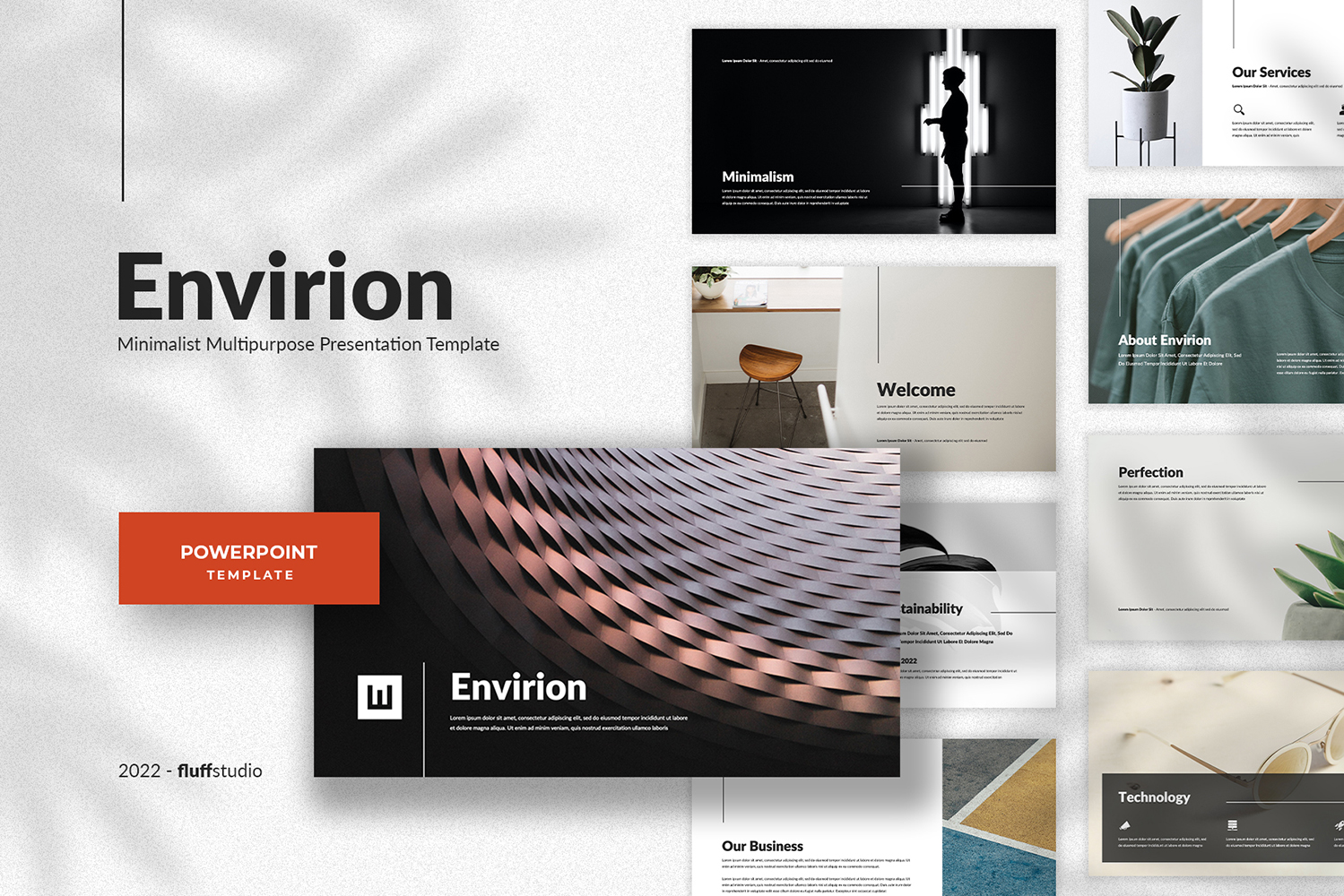 Envirion - Minimalist Multipurpose PowerPoint Template