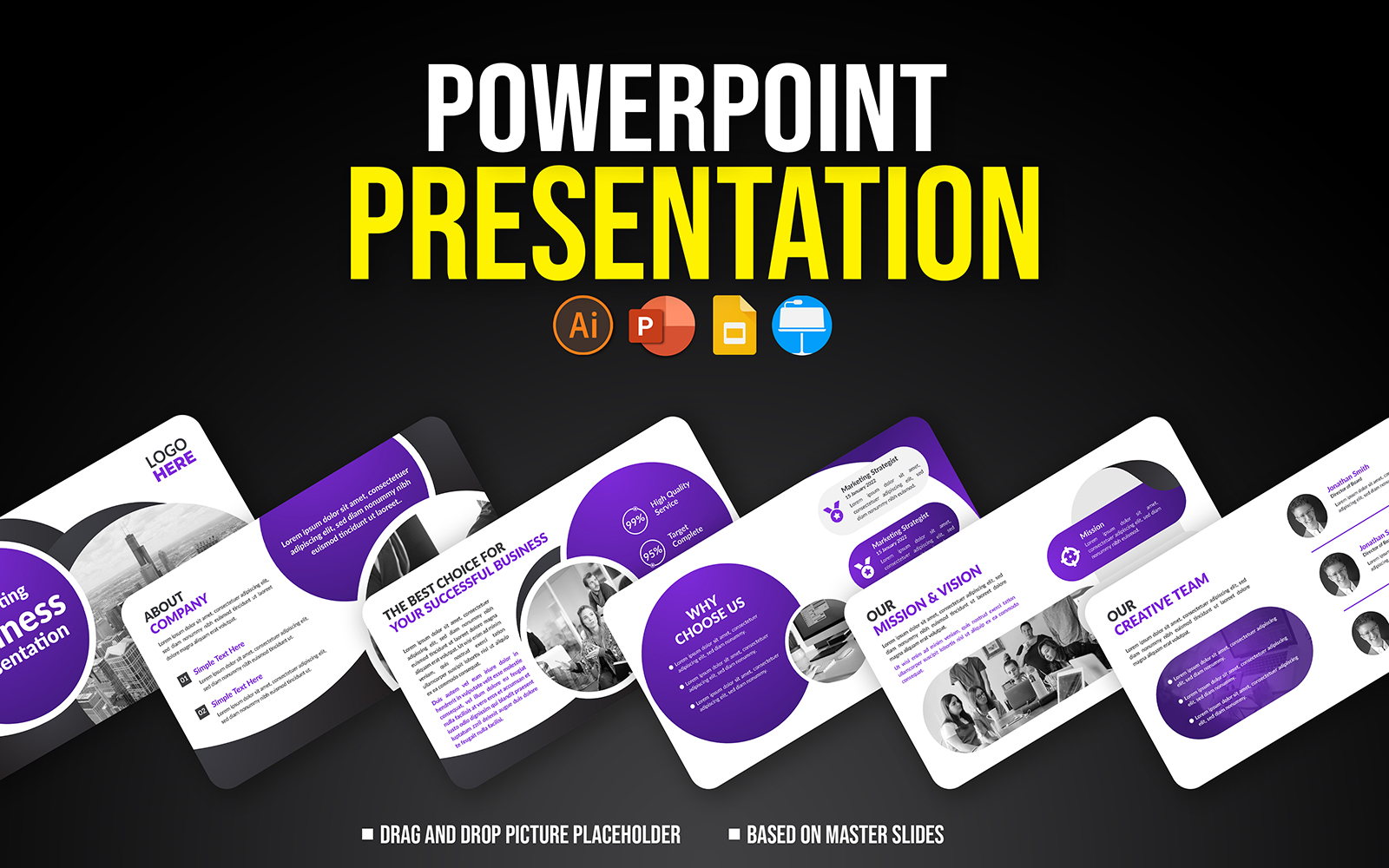 Corporate Business Presentation Slides Template