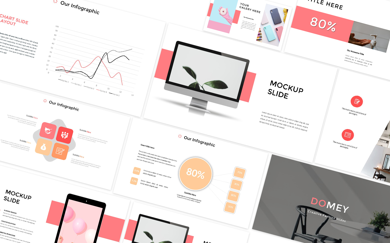 Domey Creative Fashion Powerpoint Template