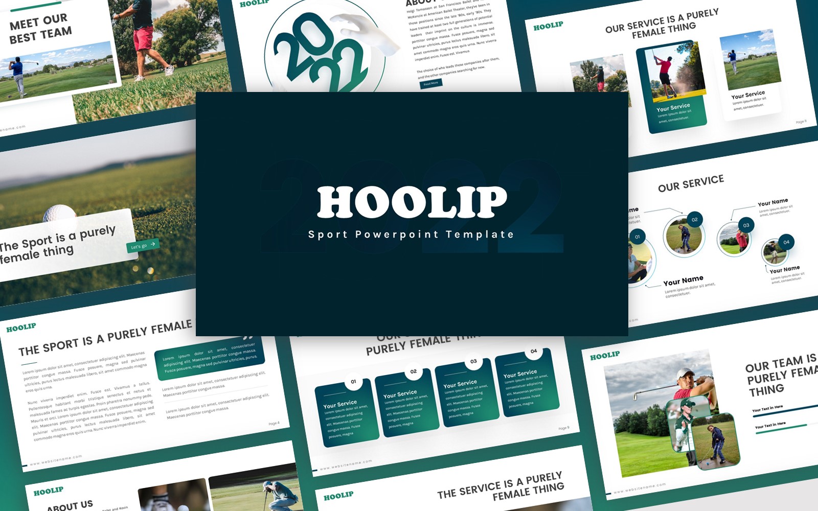 Hoolip - Sport Multipurpose PowerPoint Template