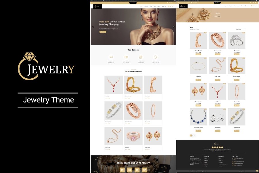Jewelry Store WooCommerce WordPress Theme