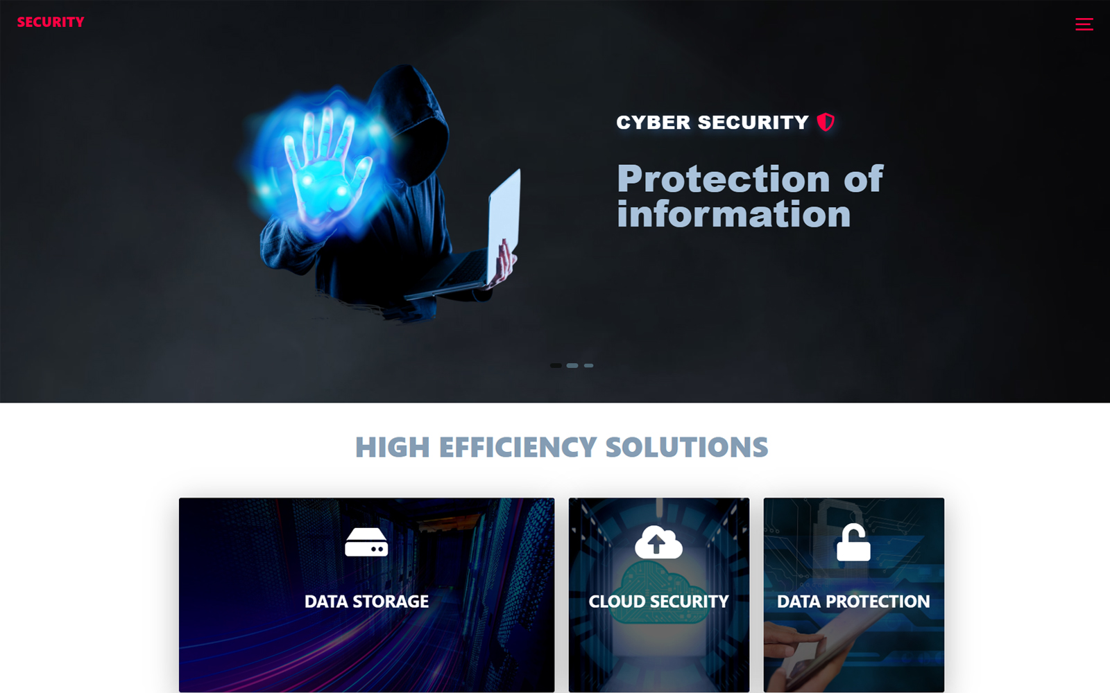 Security HTML Site Template