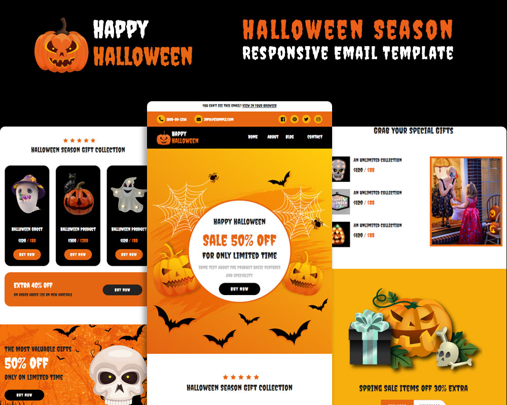 Halloween Season - Responsive Newsletter Template