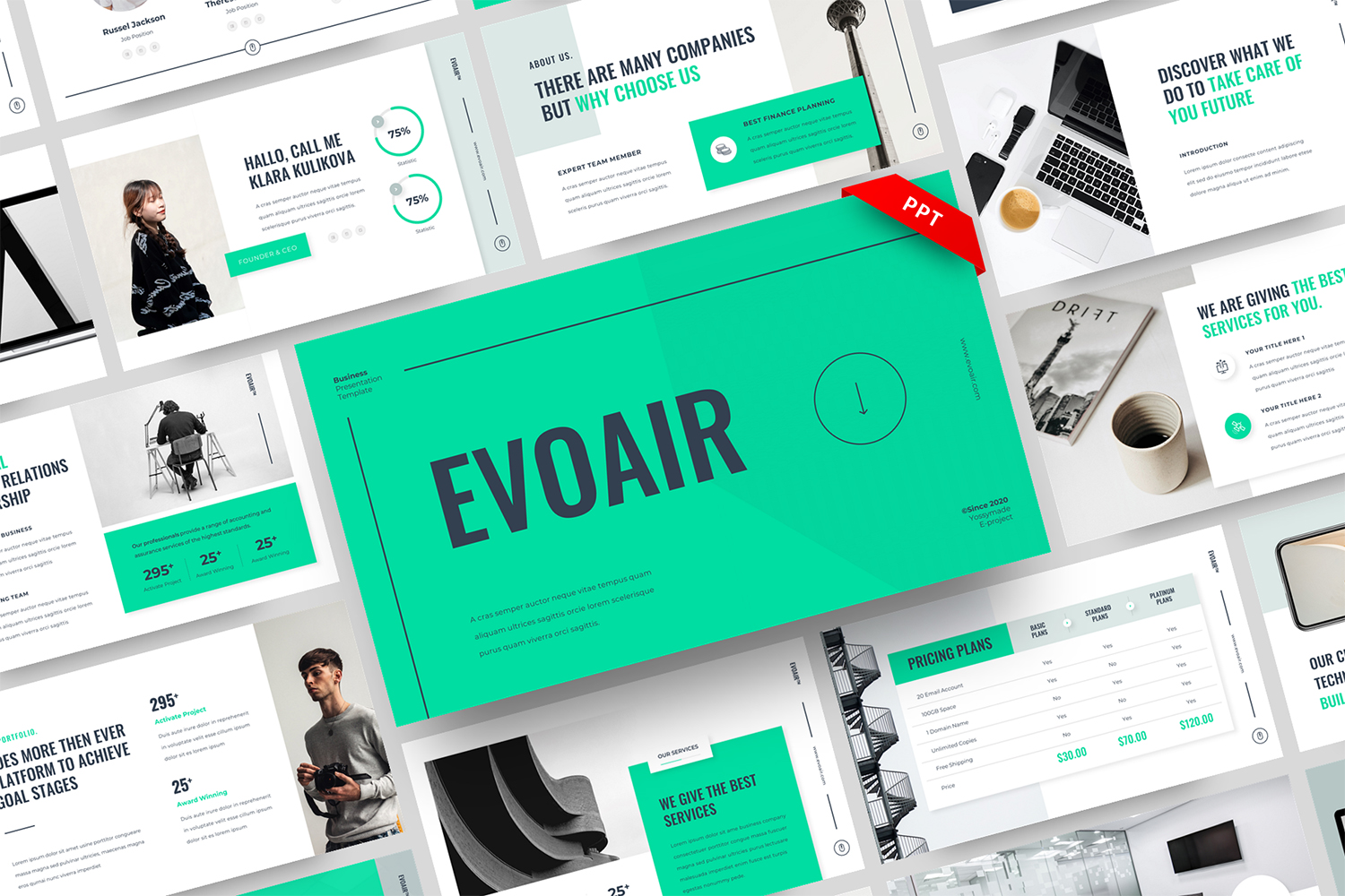 EVOAIR - Business PowerPoint Template