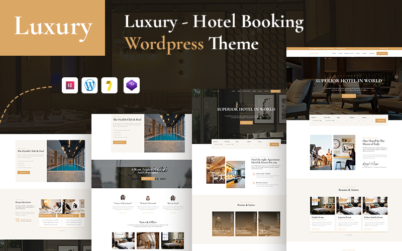 Luxury - Luxury & Hotel Booking WordPress Theme.