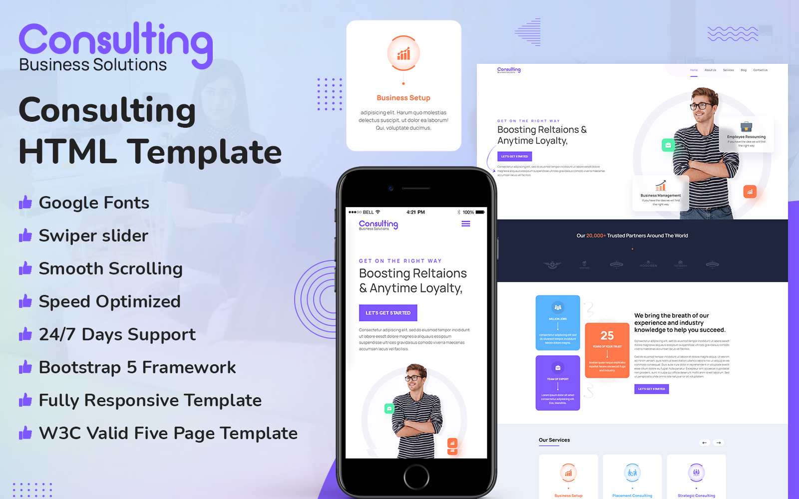 Consulting HTML Website Template