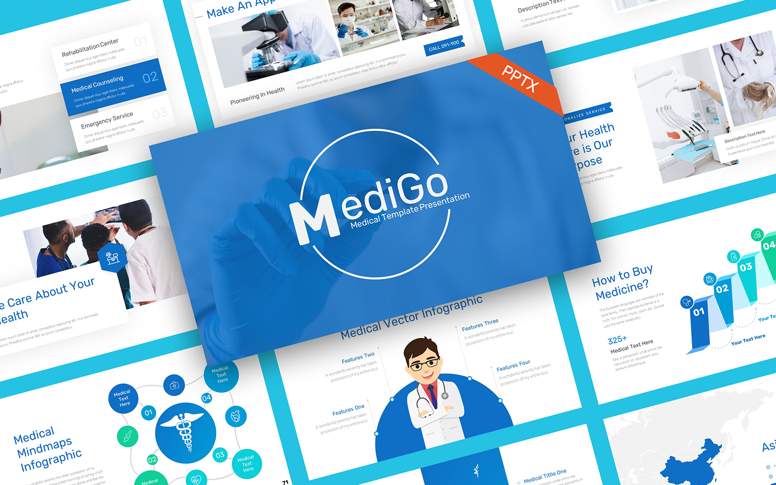 MediGo Medical PowerPoint Template