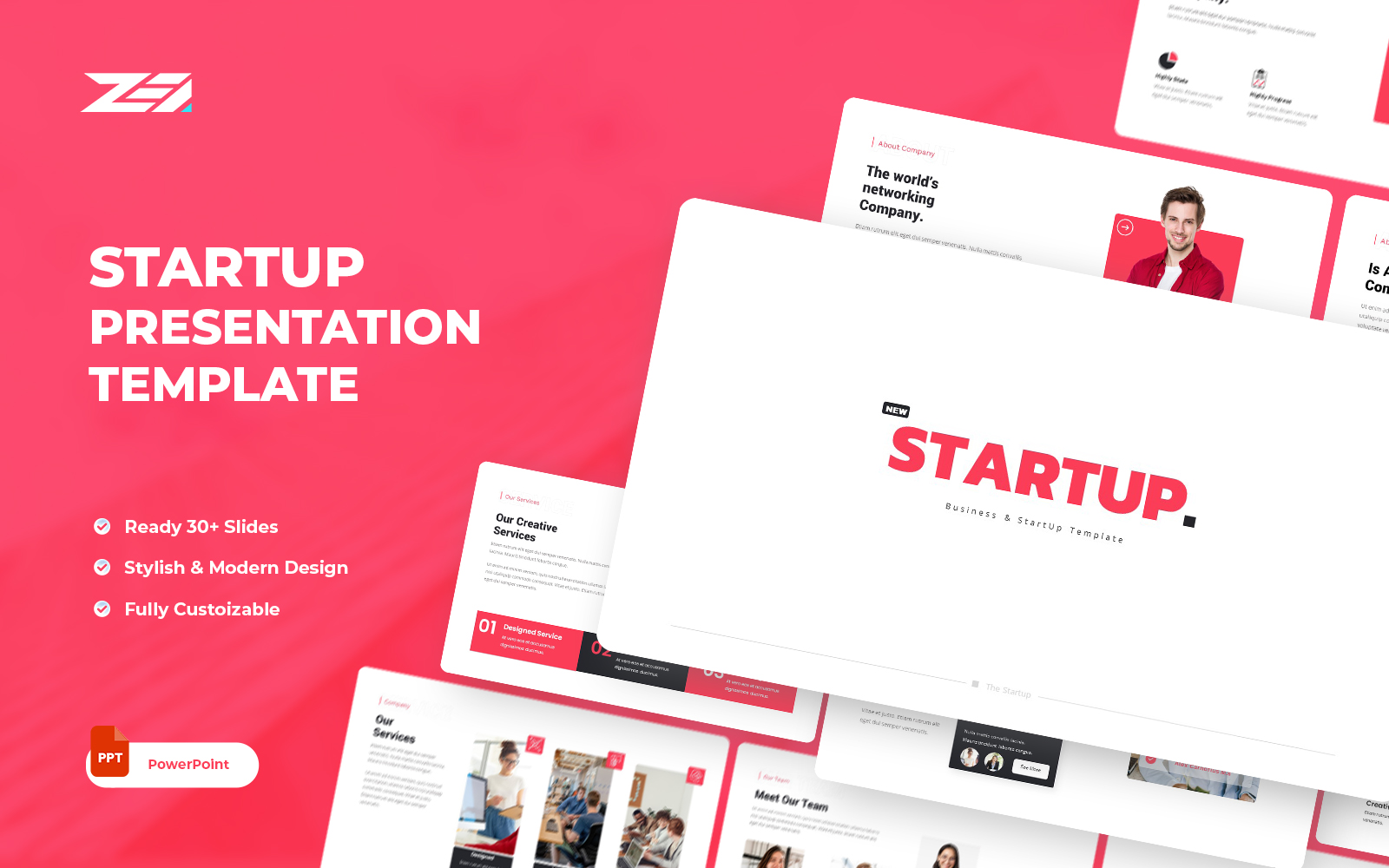 Startup - Management Company Presentation PowerPoint Template
