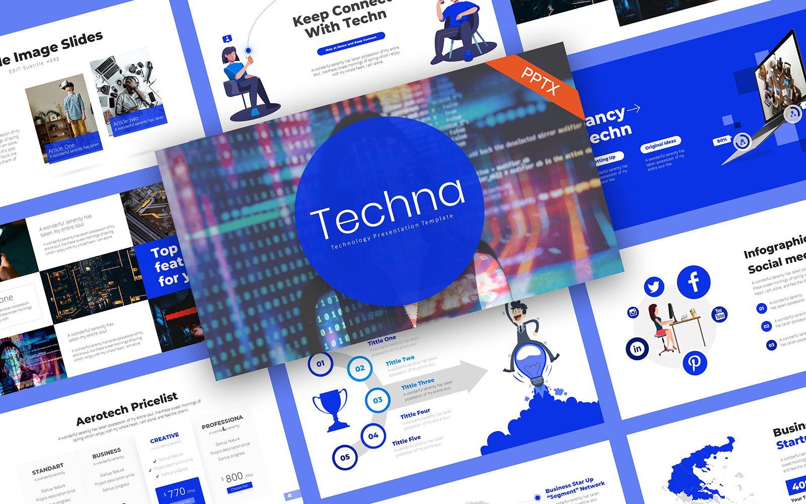 Techna Technology PowerPoint Template