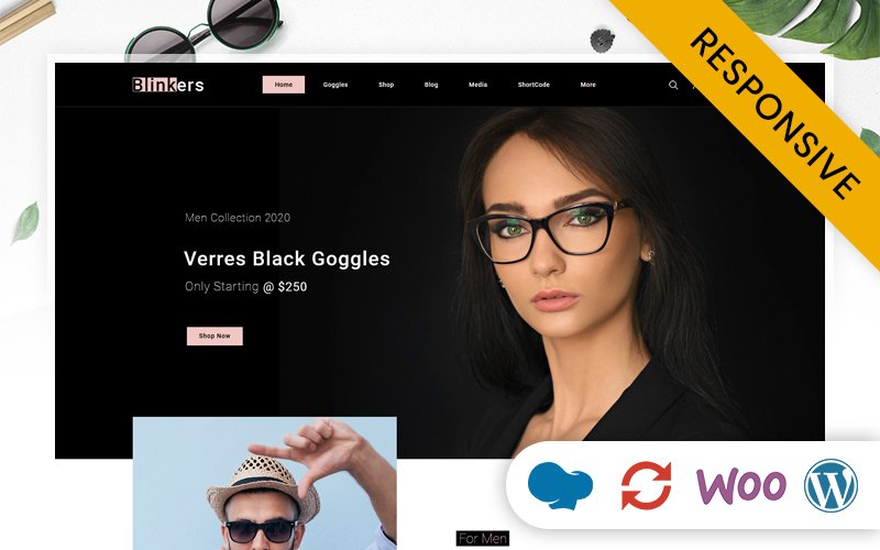 Blinkers - Smart Eye Glasses WooCommerce Responsive Theme