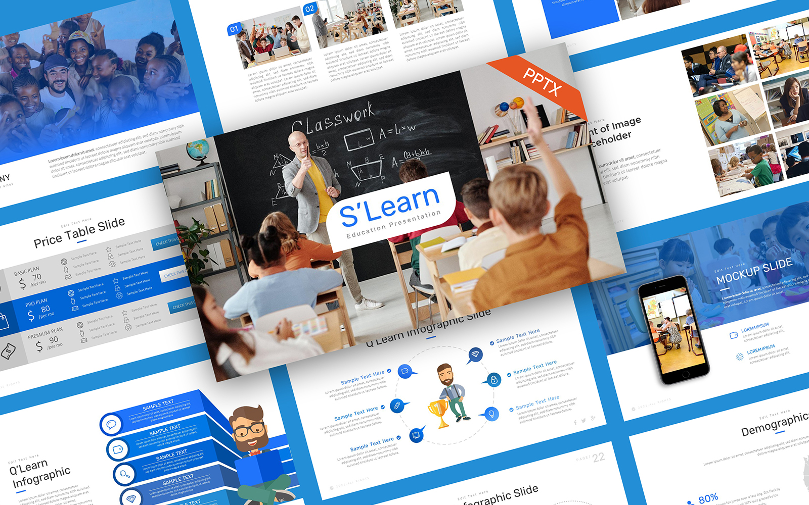 S'LEarn Education PowerPoint Template