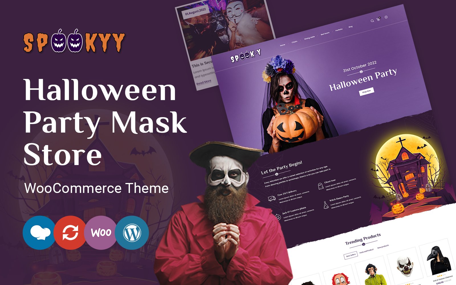 Spookyy - Halloween Woocommerce Responsive Template