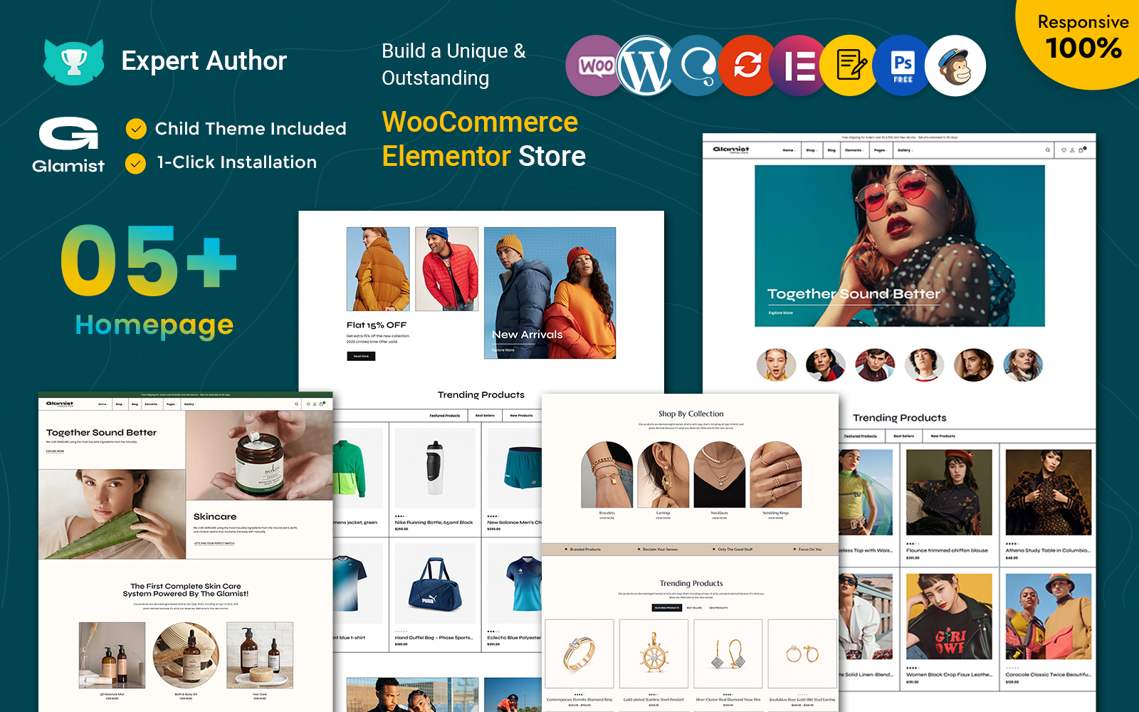 Glamist - Multipurpose WordPress WooCommerce Theme