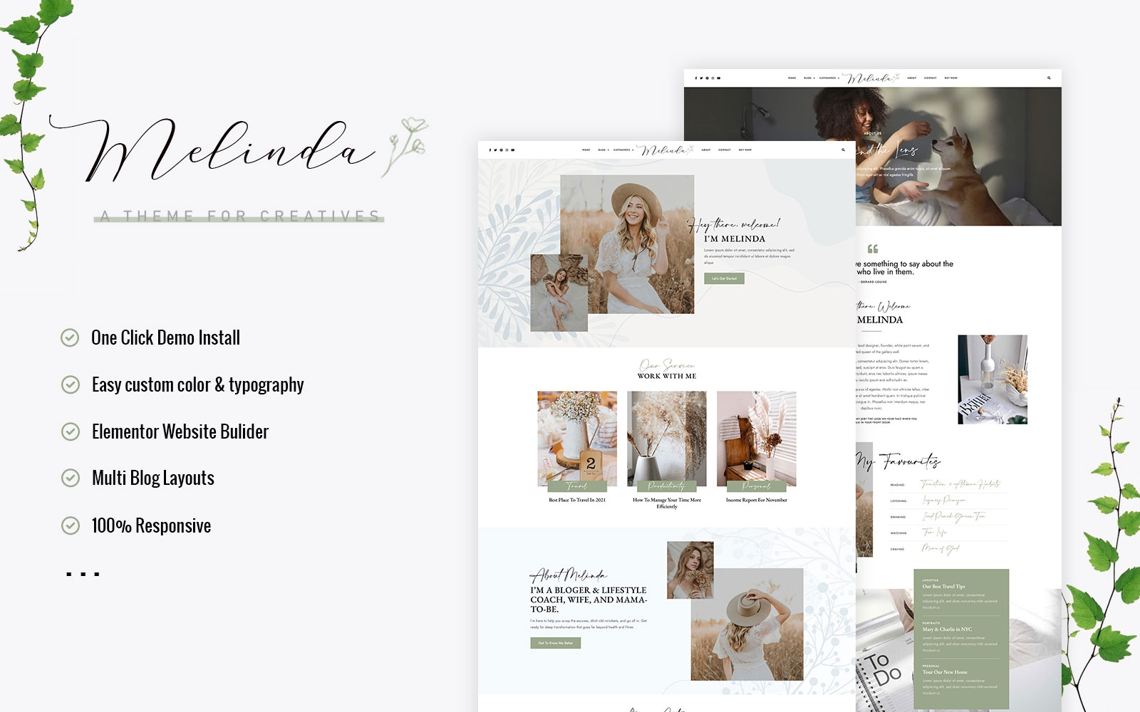 Melinda - WordPress Theme