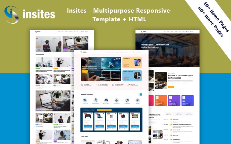 Insites - Multipurpose HTML Website Template