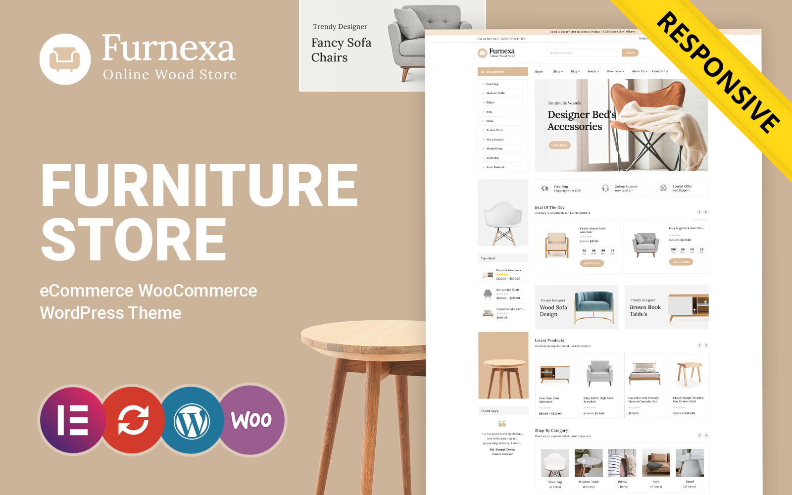 Furnexa - Art and Furniture Store WooCommerce Theme
