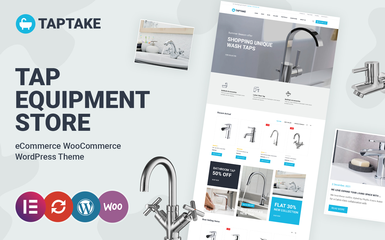 TapTake - Bathroom and Sanitary Store WooCommerce Theme