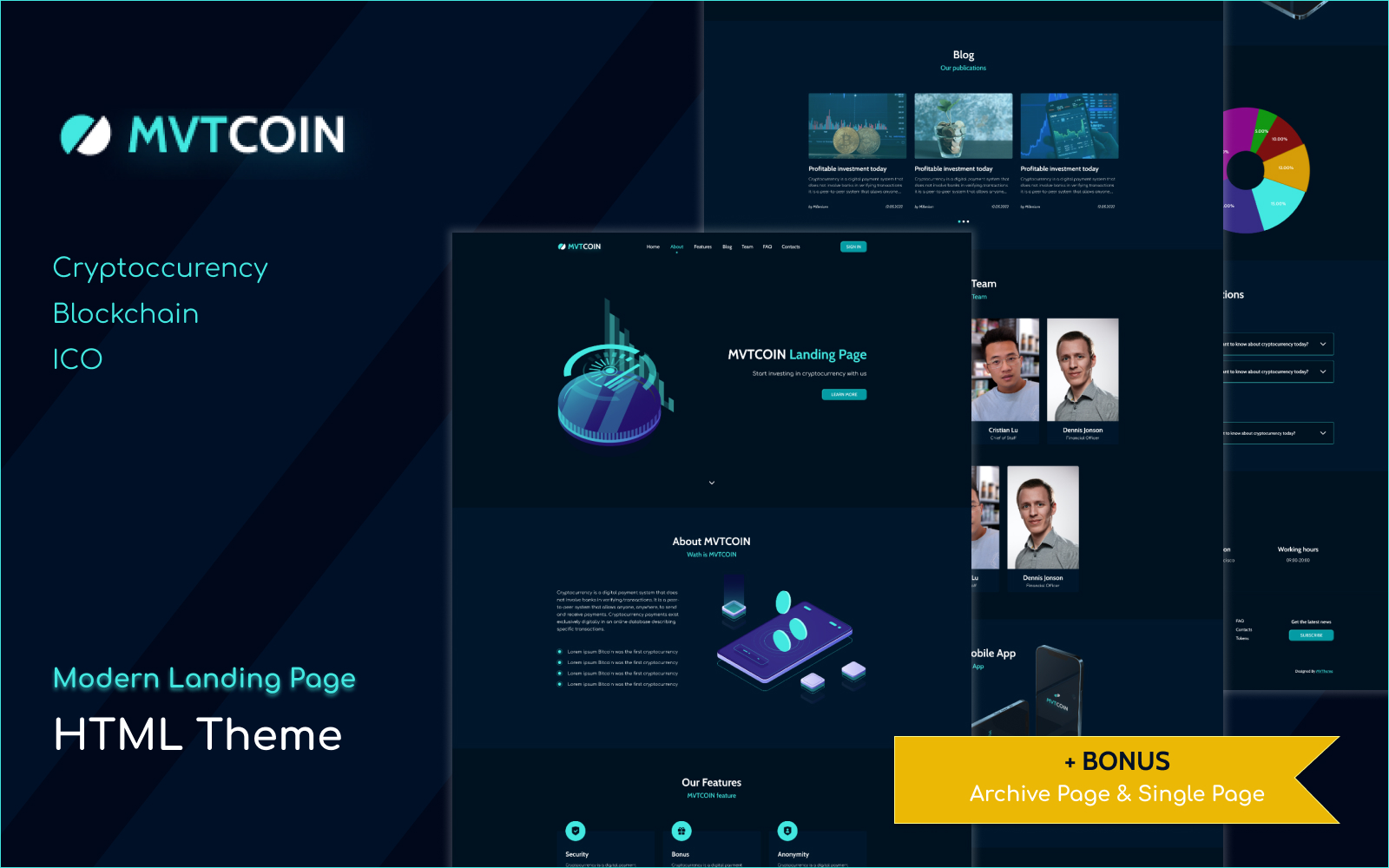 Modèles Landing Page