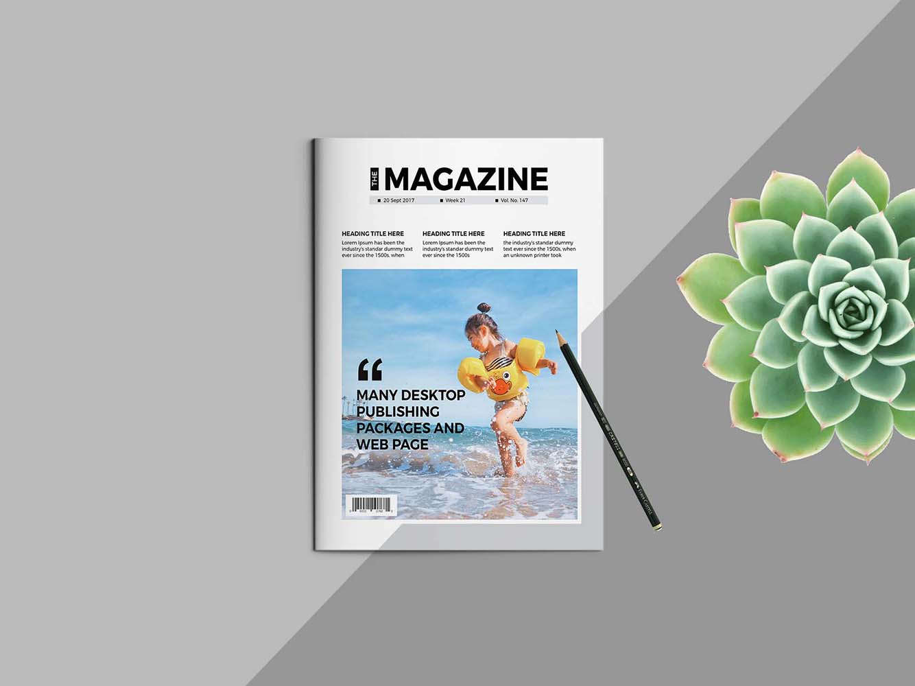 Uncommon Magazine Template Indesign File