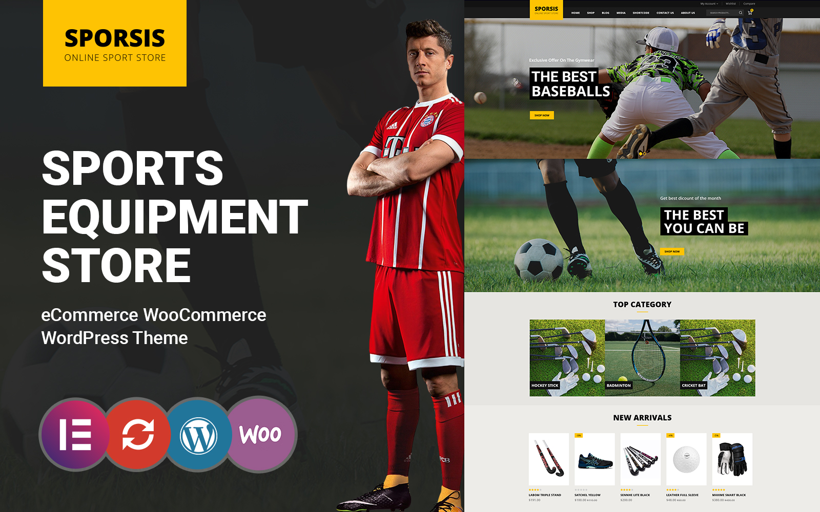Sporsis - Sport and Game Store WooCommerce Theme