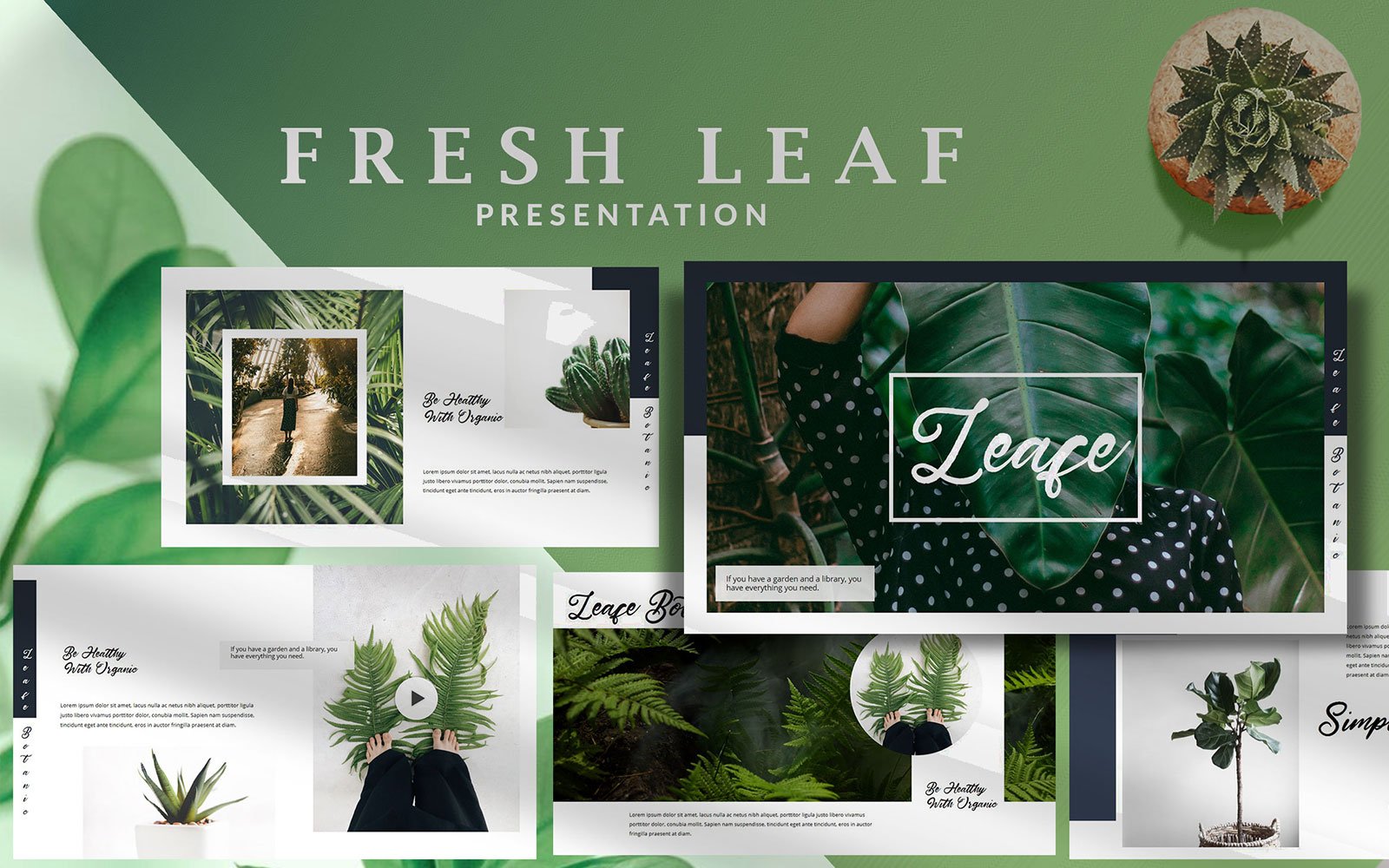Nature Fresh Leaf - Nature Powerpoint