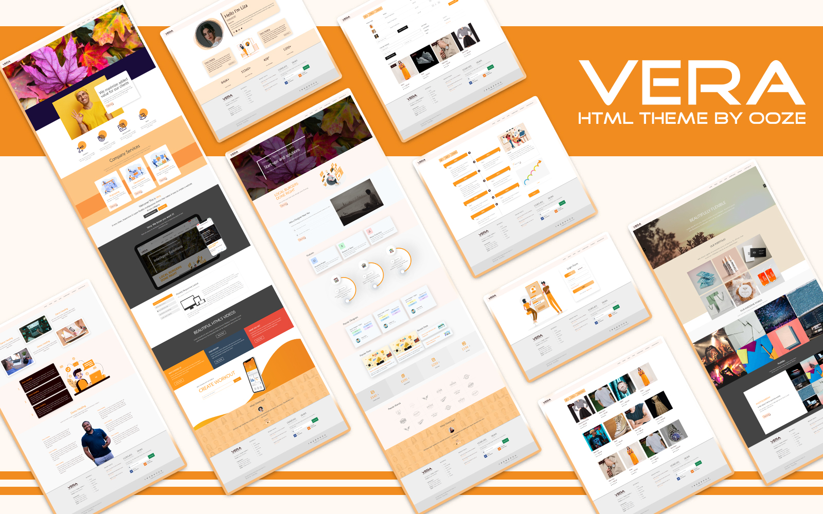 Vera HTML Multi-Purpose Theme Website template