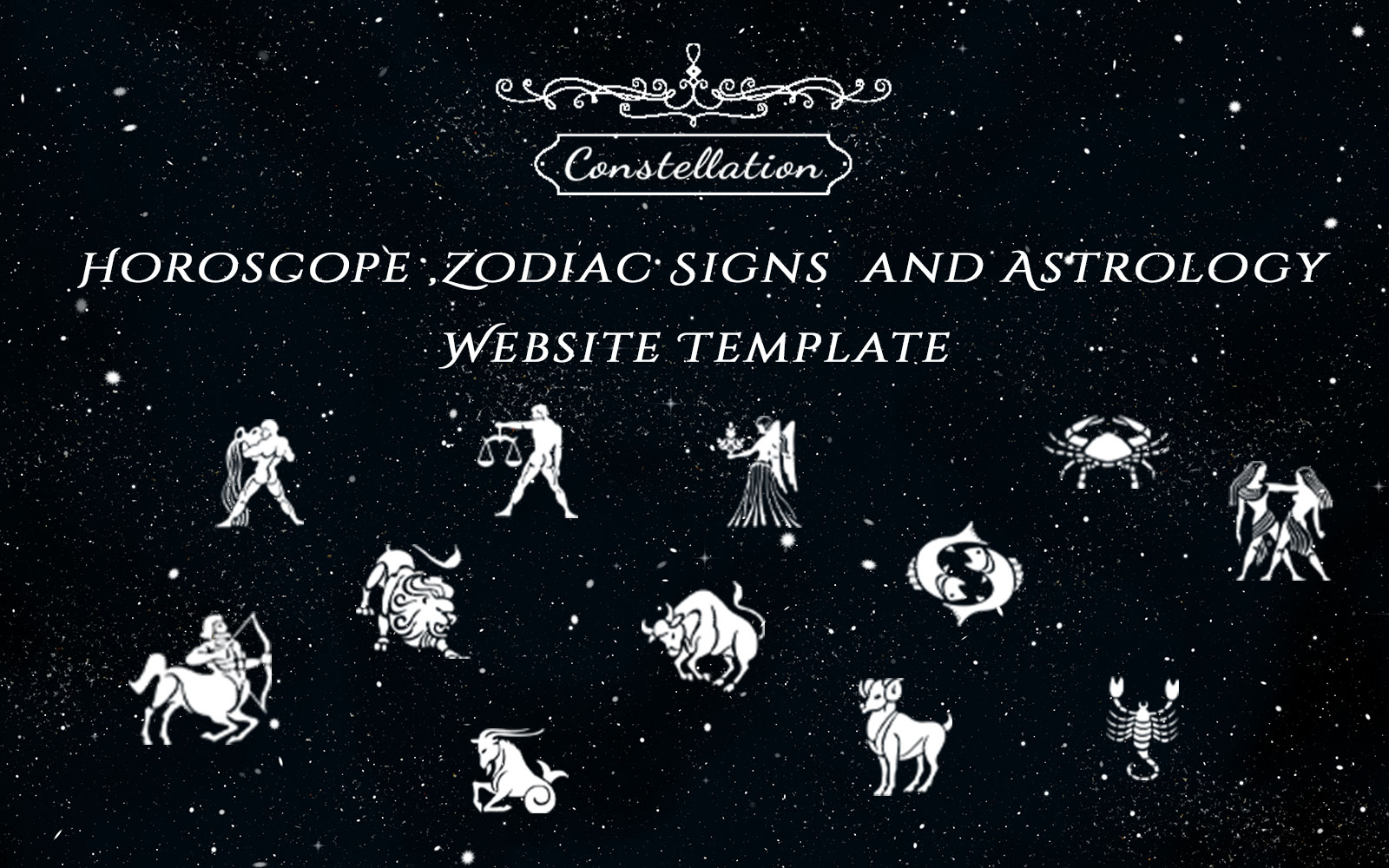 Constellation Horoscope Zodiac Signs and Astrology Responsive