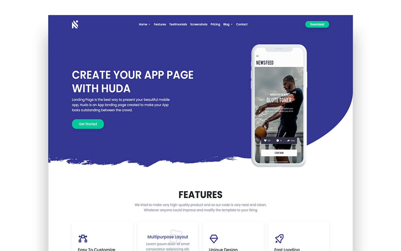 Huda - Multipurpose Bootstrap 5 HTML Template