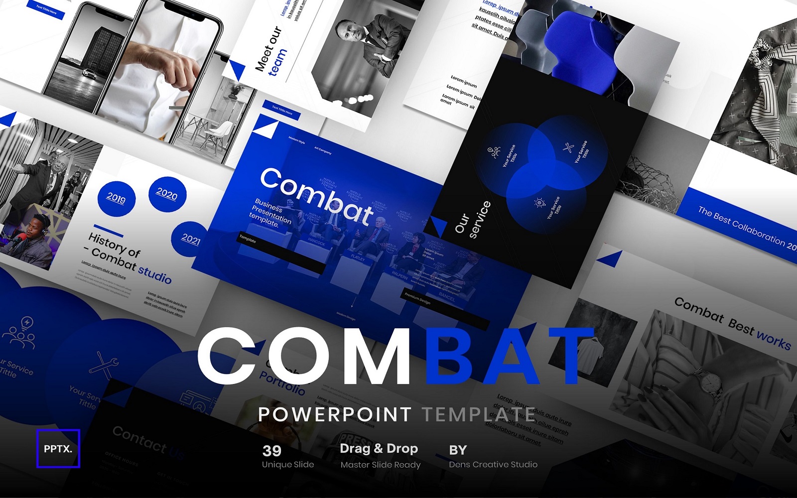 Combat – Business PowerPoint Template