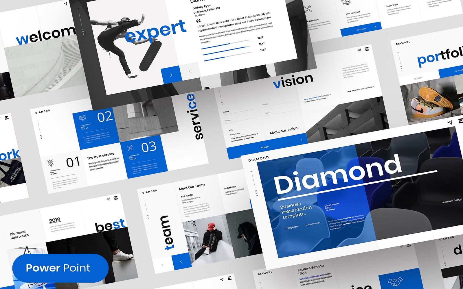 Diamond – Busines PowerPoint Template