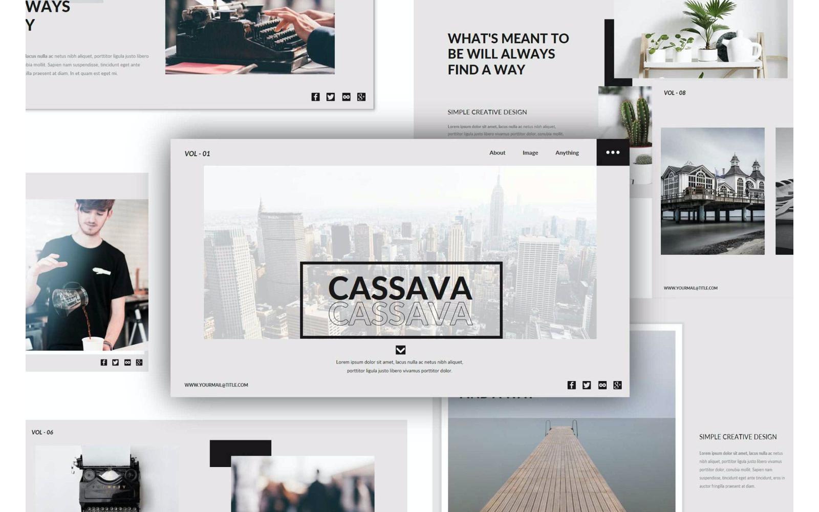 Cassava Multipurpose PowerPoint Template