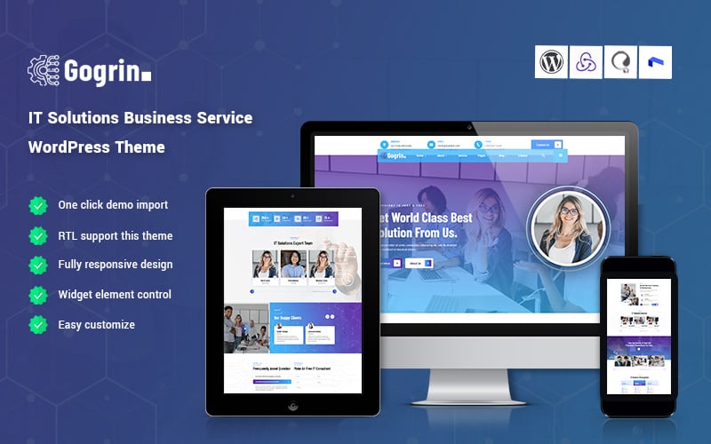 Gogrin - IT Solutions & Business Service WordPress Theme