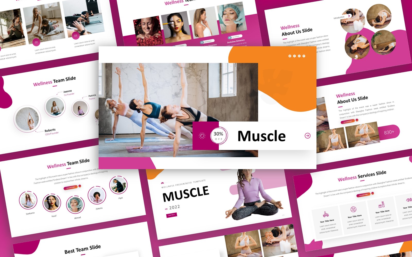 Muscle - Wellness Multipurpose PowerPoint Template
