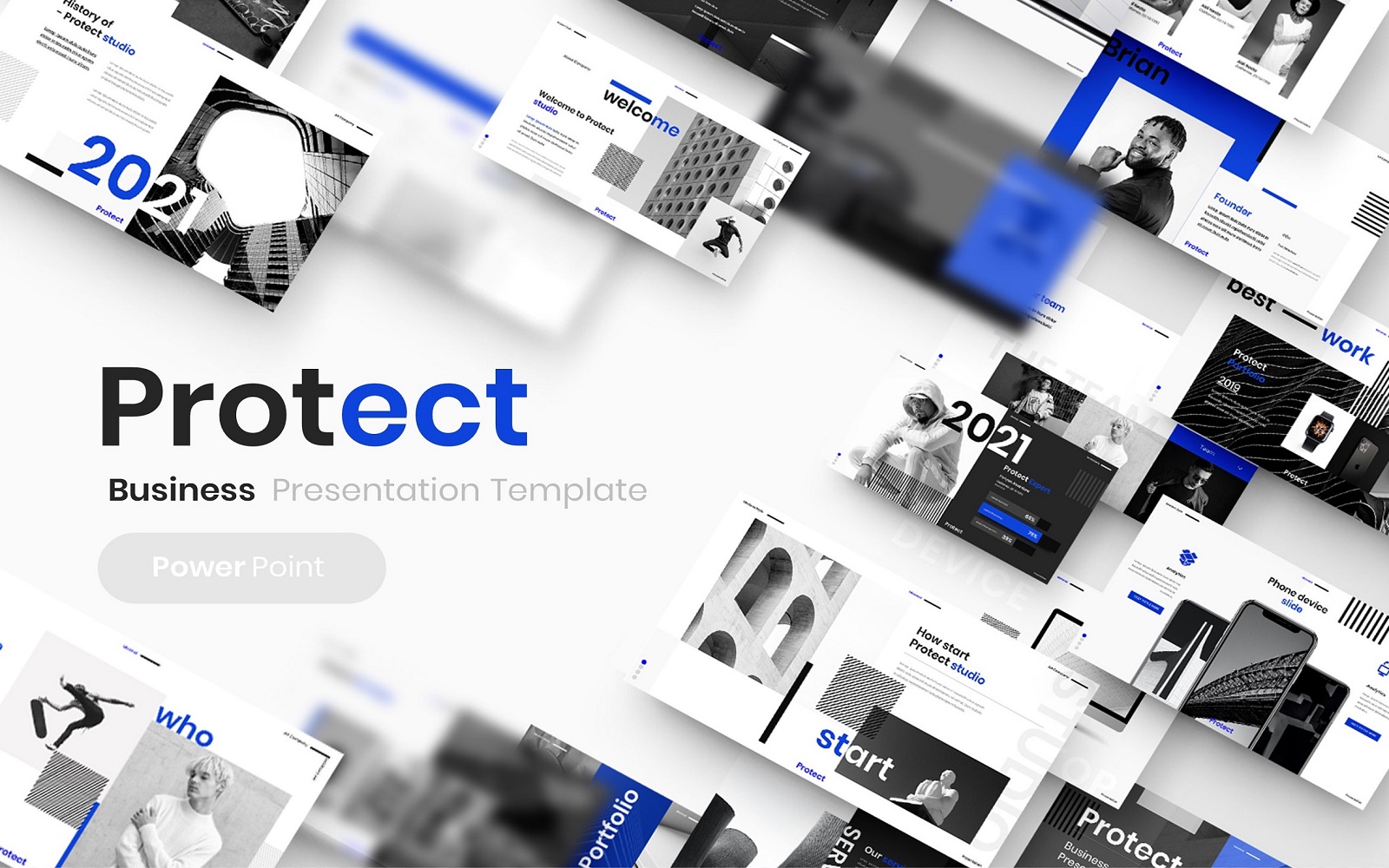 Protect – Busines PowerPoint Template