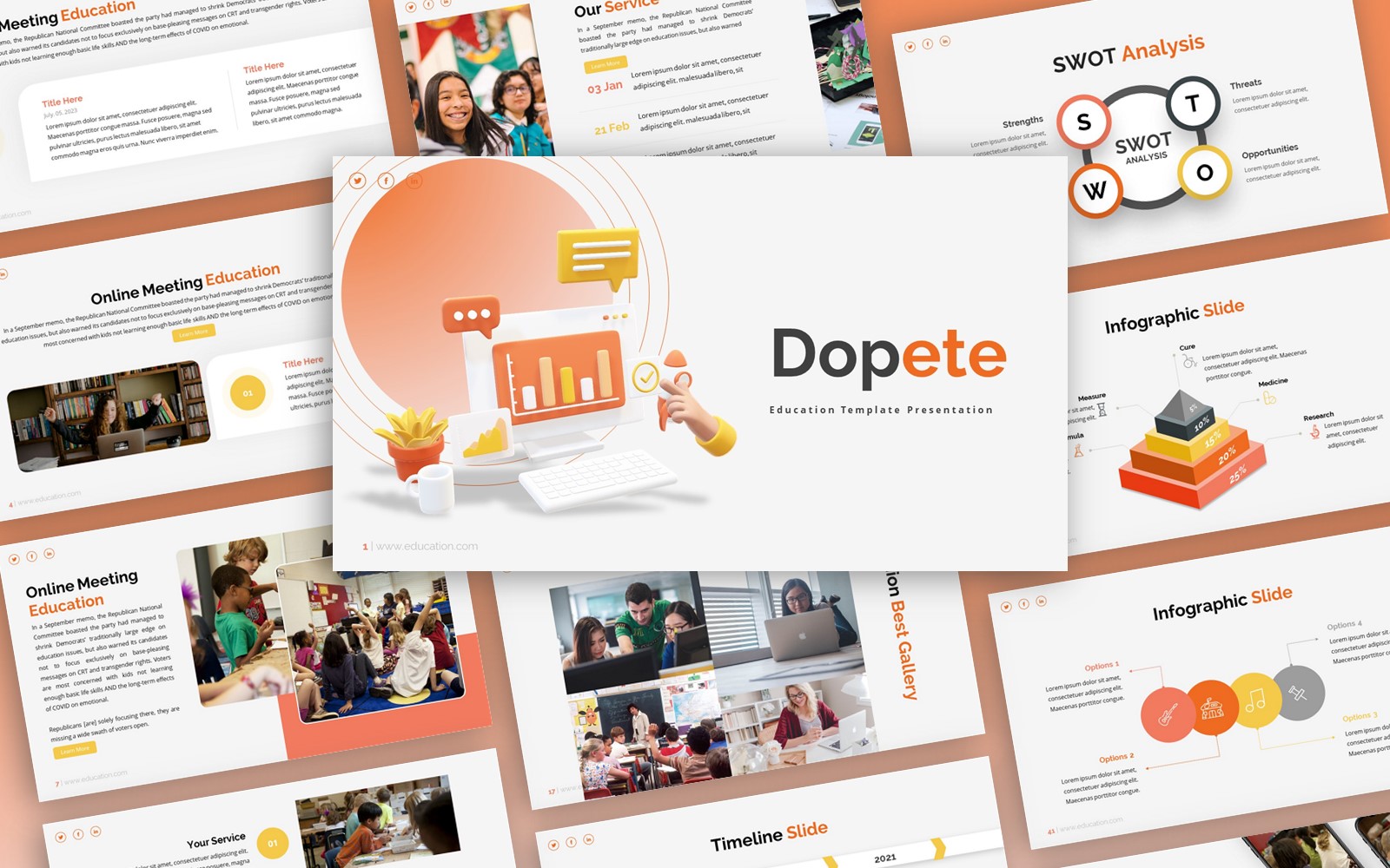 Dopete - Education Multipurpose PowerPointTemplate