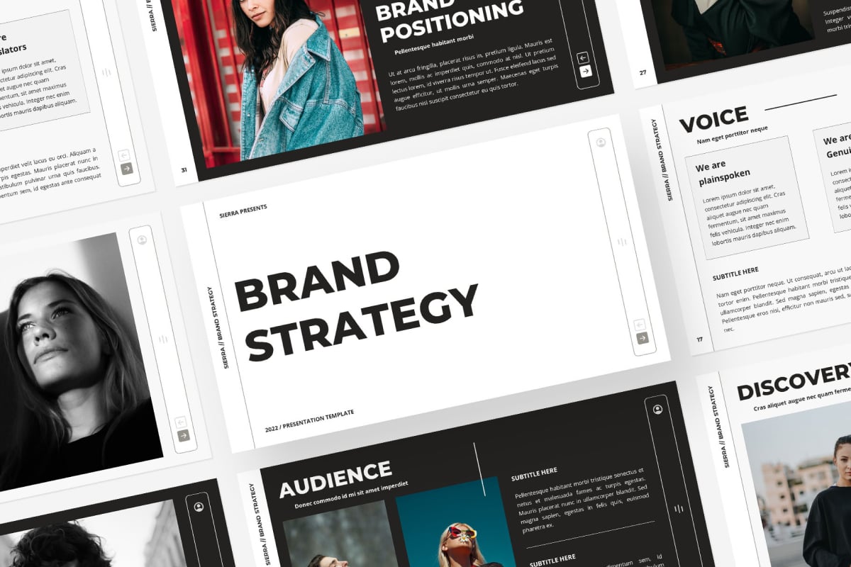 Sierra - Brand Strategy PowerPoint Template