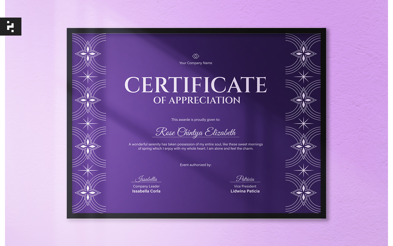 Certificat Templates