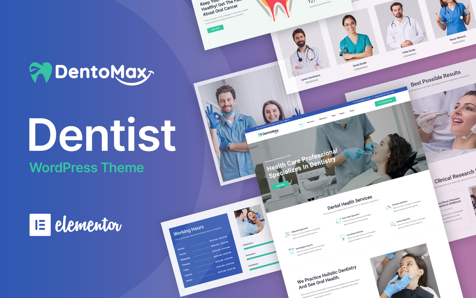 DentoMax - Dentist, Medical & Healthcare WordPress Theme