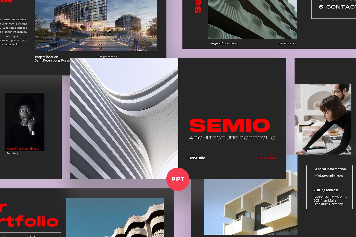 SEMIO Architecture PowerPoint Template